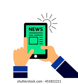 World News vector illustration.