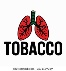 A World No Tobacco Day, Anti-Smoking Typography, Stop Smoking Awareness vector Design.