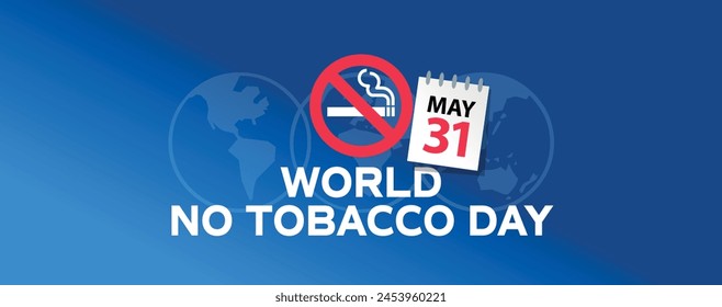 World no tobacco day banner