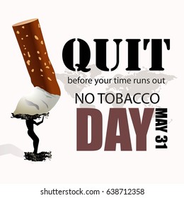 World no tobacco day banner