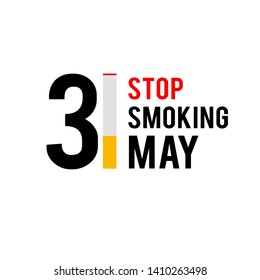 World No Tobacco Day Celebration Vector Template Design Illustration