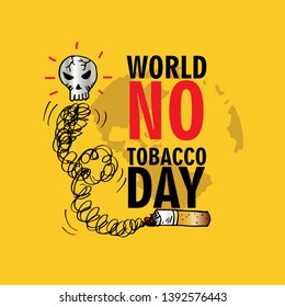 World no tobacco day concept 