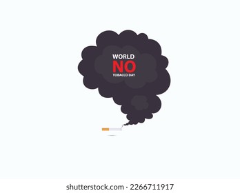 World No Tobacco day concept. vector illustrations