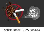 World No Tobacco day, Design Vector Smoking Poster 