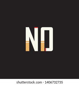 world no tobacco day flat design background