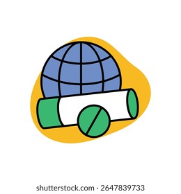 World No Tobacco Day Icon vector stock illustration