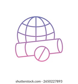 World No Tobacco Day Icon vector stock illustration