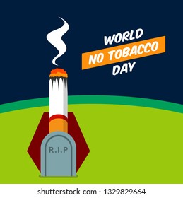 World No Tobacco Day Illustration