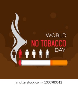 World No Tobacco Day Illustration