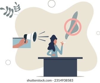 World No Tobacco Day. May campaign banner. Quitting smoking,.flat vector illustration.