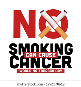 World No Tobacco Day Poster Or Banner Background.