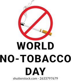World No Tobacco Day - No Smoking Symbol