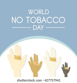 World No Tobacco Day. No Smoking campaign.