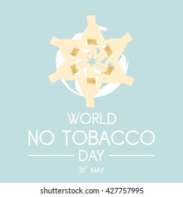 World No Tobacco Day. No Smoking campaign.