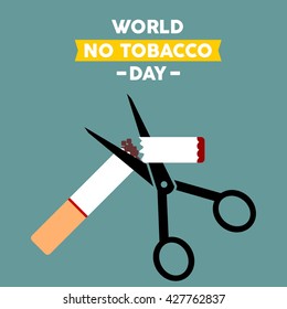 World No Tobacco Day. No Smoking campaign.