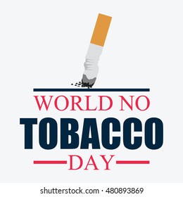 World No tobacco day, Smoking awareness campaign.