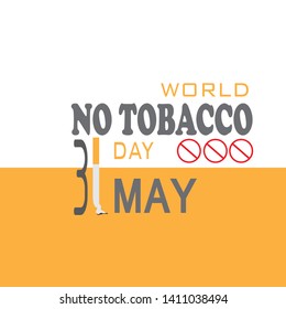 WORLD NO TOBACCO DAY VECTOR