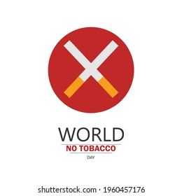 World No Tobacco Day ,Vector Illustration.	