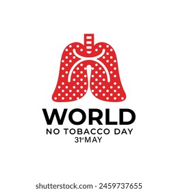 world no tobacco day vector design