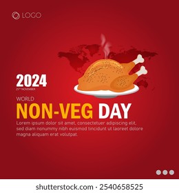 El Día Mundial sin Vegetales es una celebración informal observada por los no vegetarianos para disfrutar y promover los diversos sabores y tradiciones culinarias de la comida no vegetariana.