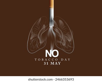 World No-Tobacco Day creative ads design May 31