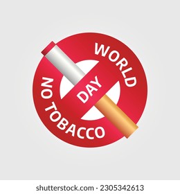 World No-Tobacco Day design template for celebration. no tobacco day design template. tobacco background design. no smoking vector design.