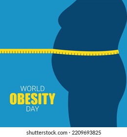 World obesity day flyer design good for world obesity day celebration