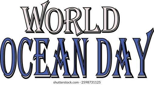 World ocean day concept poster banners design