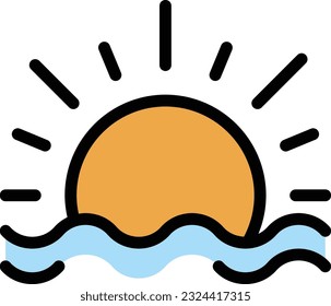 World ocean day icon set collection