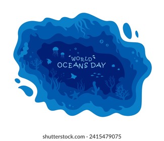 World Ocean Day. Save the Oceans