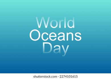 World Ocean day. Vector banner and poster, flyer.