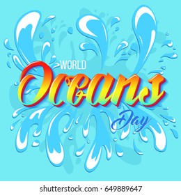 World oceans day.
