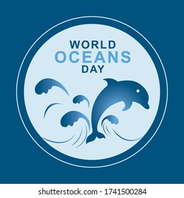 Día mundial de los océanos y salvar los océanos.