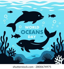 world oceans day under water
