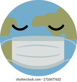 world on quarantine. Quarantine 2020 vector illustration
