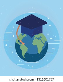 world online education concept