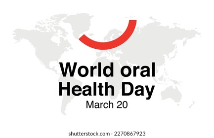 World Oral Health Day, World Oral Health Day is celebrated on March 20, World Oral Heath Day Vector Design, World Oral Health Day logo,