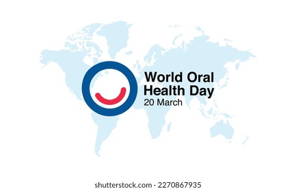 World Oral Health Day, World Oral Health Day is celebrated on March 20, World Oral Heath Day Vector Design, World Oral Health Day logo,