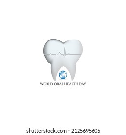 WORLD ORAL HEALTH DAY CONCEPT. ILLUSTRATION VECTOR