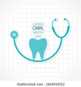 World Oral Health Day design, 20 March ,vector illustration
