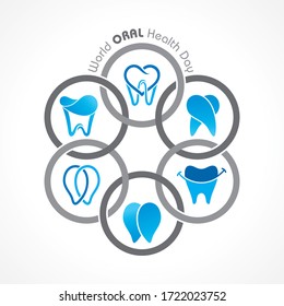 World Oral Health Day design, 20 March ,vector illustration