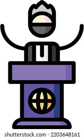 Stockillustration für einzelne Designelemente in Weltbestellung. Vektorgrafik auf weißem Hintergrund