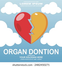 world organ day vector design