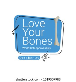 World Osteoporosis Day design template.