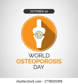 World Osteoporosis Day is observed annually on October 20th, and launches a year-long campaign dedicated to raising global awareness of the prevention, diagnosis and treatment of osteoporosis disease.
