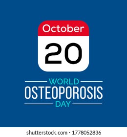 World Osteoporosis Day is observed annually on October 20th, and launches a year-long campaign dedicated to raising global awareness of the prevention, diagnosis and treatment of osteoporosis disease.