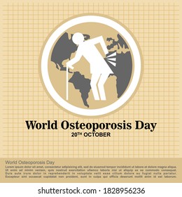 World Osteoporosis Day, Poster and Banner Vector