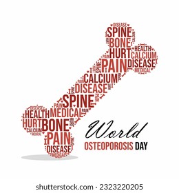 World osteoporosis day poster design