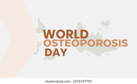 World Osteporosis day. ilustration design, flat design