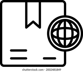  World Outline Vector Icon Design
